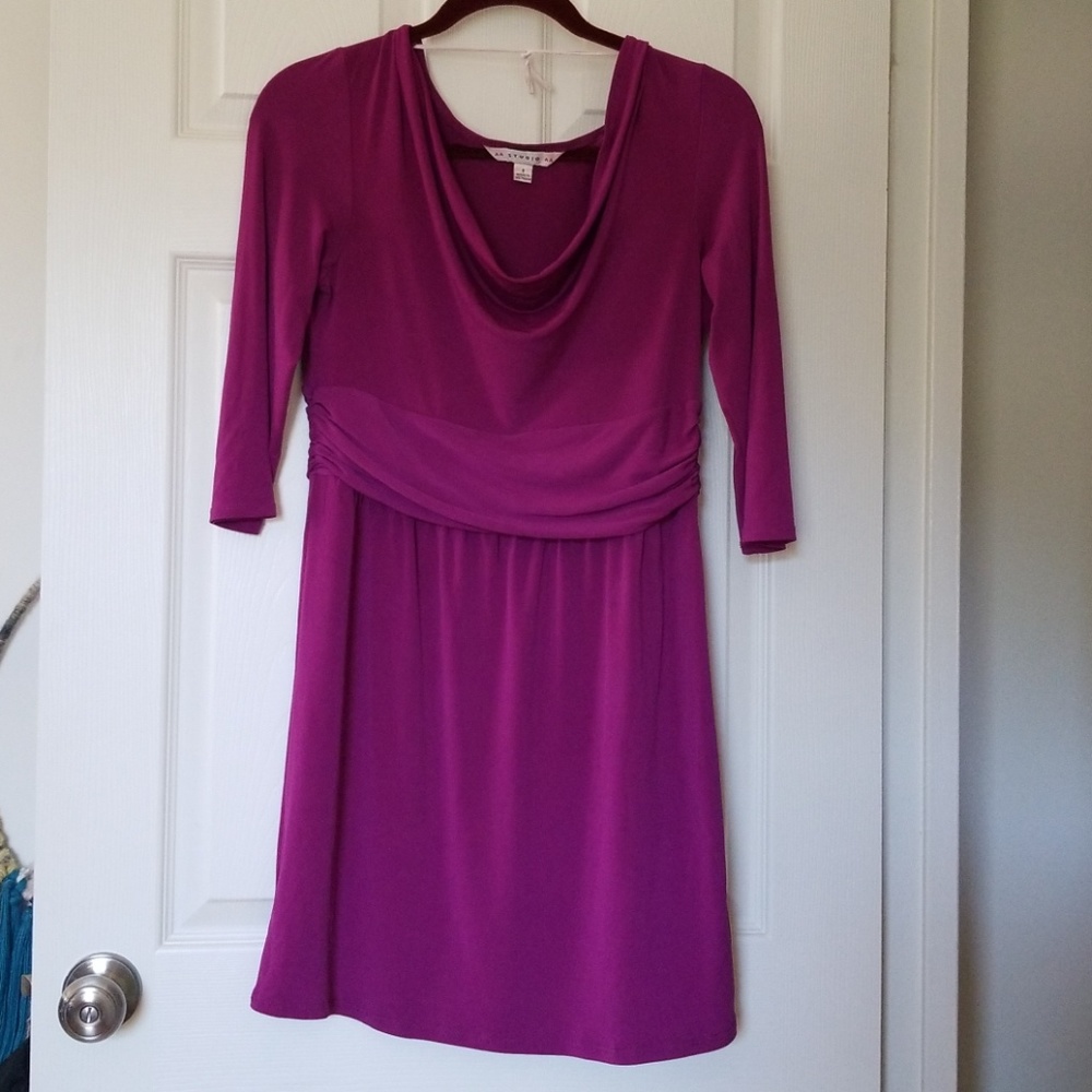 Magenta Colored Dress